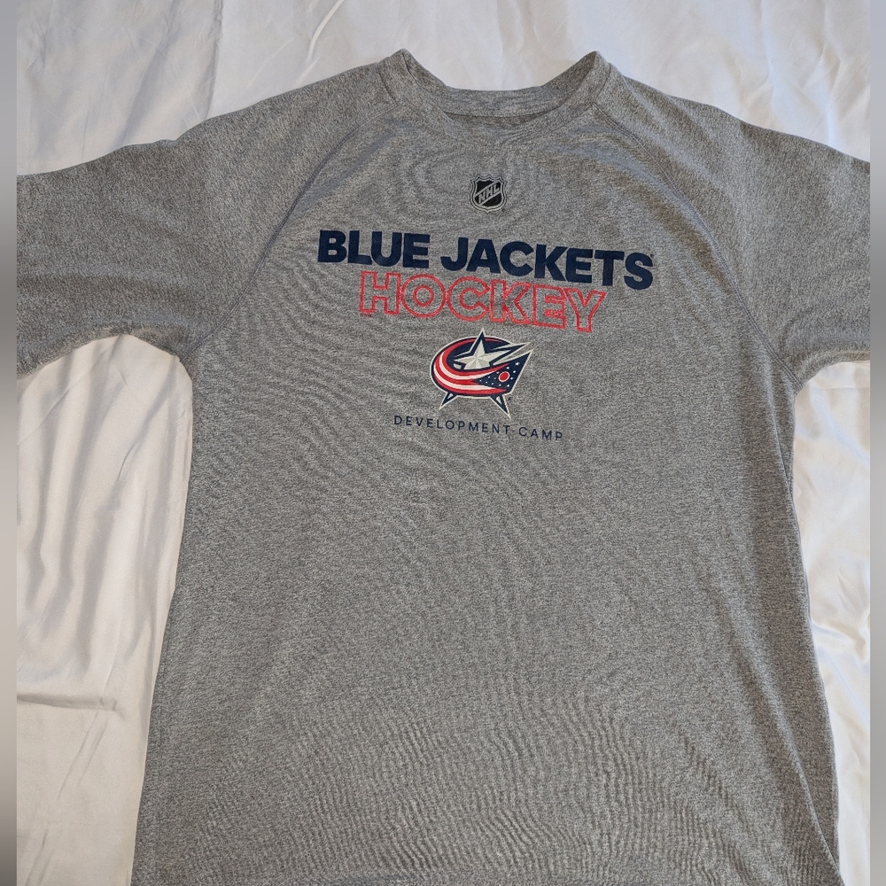 Adidas Men's Medium‎ Columbus Blue Jackets T-shirt